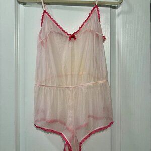 Savage X Fenty mesh nightie romper, size XS